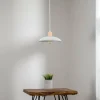Cheap EMIBIG LIGHTING Suspension Kobe, à 1 lampe, acier, bois, blanc