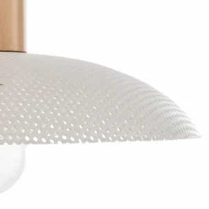 Cheap EMIBIG LIGHTING Suspension Kobe, à 1 lampe, acier, bois, blanc