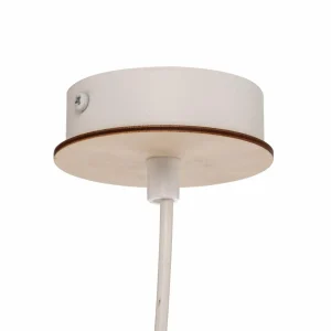 Cheap EMIBIG LIGHTING Suspension Kobe, à 1 lampe, acier, bois, blanc