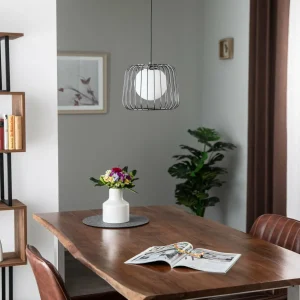 Hot Lucea Suspension Ladore Ø 27 cm, noire-chromée