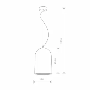 Cheap Nowodvorski Lighting Suspension Lava avec abat-jour en béton