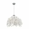 Sale Reality Leuchten Suspension Leavy, chrome/blanc, Ø 38 cm, plastique