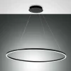 Best Fabas Luce Suspension LED Giotto, Ø 100 cm, à 1 lampe, noir