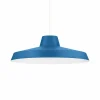 Store Linea Light Suspension LED Miguel, bleu, aluminium, 2.700 K