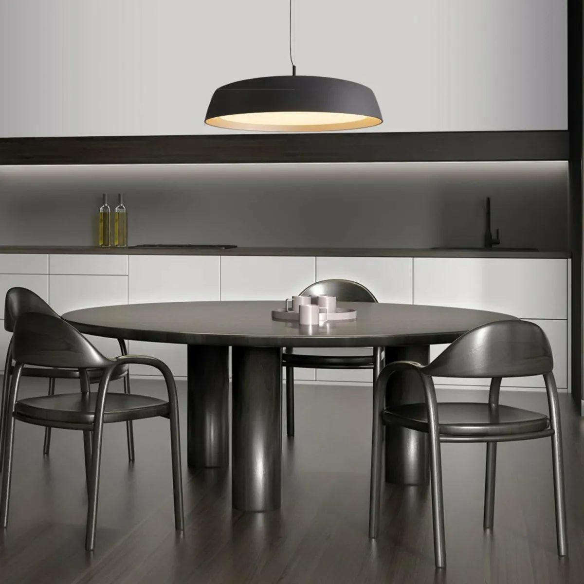 suspension_led_mykty_mtal_noir_diffuseur_mat_3.webp Best Steinhauer Suspension LED Mykty, métal, noir, diffuseur mat