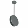 Discount Linea Light Suspension LED Yo-Yo, gris, 2.700 K, aluminium, PMMA, intensité variable