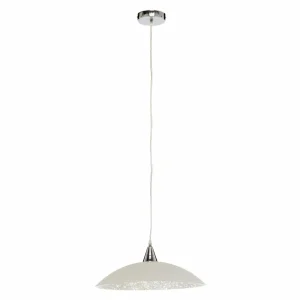 Best ONLI Suspension Lente abat-jour en verre satiné Ø 40 cm