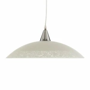 Best ONLI Suspension Lente abat-jour en verre satiné Ø 40 cm