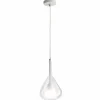 Fashion Fabas Luce Suspension Lila, transparent, 1 lampe, verre