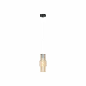 Store Viokef Suspension Lilian, verre, ambre
