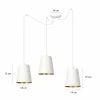 Best EMIBIG LIGHTING Suspension Link avec 3 abat-jour, blanche