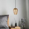 Cheap Solbika Lighting Suspension Linkeus I Abat-jour en verre brun clair Ø 19cm