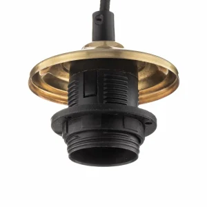 Cheap Solbika Lighting Suspension Linkeus I Abat-jour en verre brun clair Ø 19cm
