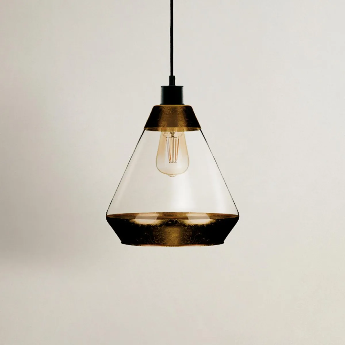 suspension_lonceng_en_verre_dcor_dor_0.webp Discount Euluna Suspension Lonceng en verre, décor doré