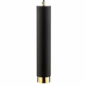 Fashion EMIBIG LIGHTING Suspension longue Kumo, noire/dorée 1 lampe