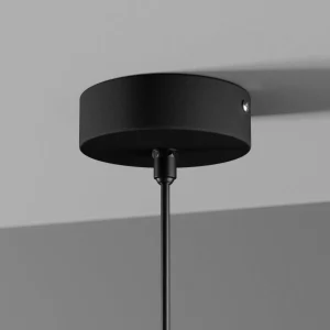 Cheap HELAM Suspension Lucea à 1 lampe avec abat-jour en verre transparent