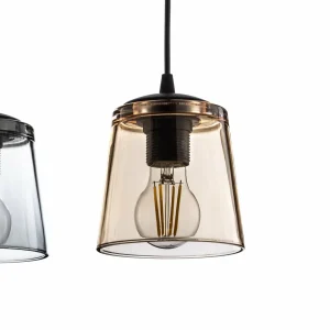 Shop HELAM Suspension Lucea, à 5 lampes, mélangée