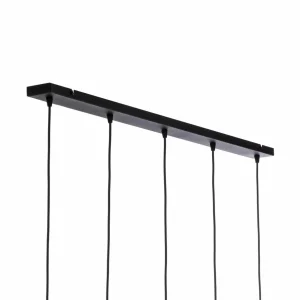 Shop HELAM Suspension Lucea, à 5 lampes, mélangée