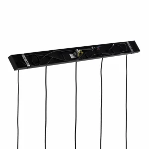Shop HELAM Suspension Lucea, à 5 lampes, mélangée