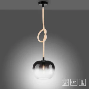 Best Sale Paul Neuhaus Suspension Luma en verre, à 1 lampe