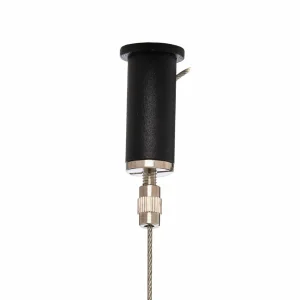 Sale Eko-Light Suspension Lungo, noire, longueur 124 cm