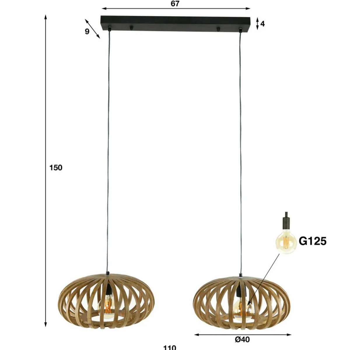 suspension_lupina_en_manguier___lampes_1.webp Hot Zijlstra Suspension Lupina en manguier, à 2 lampes