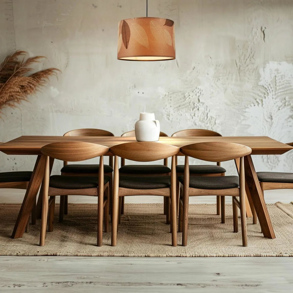 suspension_mata__lampe_marron_tissu___cm_0.webp Online Briloner Suspension Mata, 1 lampe, marron, tissu, Ø 35 cm