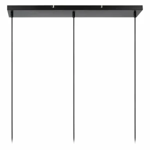 Shop Lucide Suspension Médine, gris fumé, angulaire, verre, 3 lampes, E27