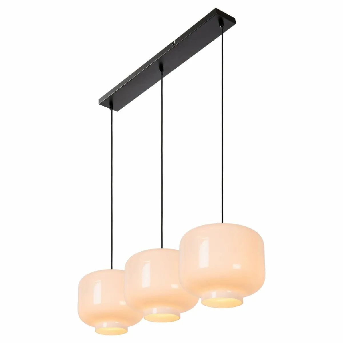 suspension_mdine_opale_angulaire_verre__lampes_e_0.webp Discount Lucide Suspension Médine, opale, angulaire, verre, 3 lampes, E27
