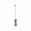 Shop Viokef Suspension Memory, verre, chrome/gris fumée