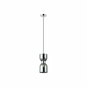 Shop Viokef Suspension Memory, verre, chrome/gris fumée
