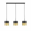 Flash Sale HELL Suspension Mesh E27 à 3 lampes, haut, noire/dorée