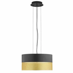 Store HELL Suspension Mesh E27 Ø 50 cm, noire/dorée
