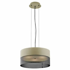 Hot HELL Suspension Mesh E27 Ø 50 cm, sable/noire