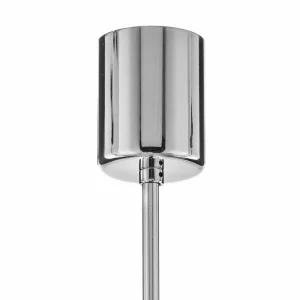 New Argon Suspension Mina, à 5 lampes, chromé mat