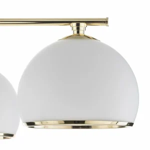 Store Argon Suspension Mina à 5 lampes, laiton
