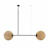 Discount Nowodvorski Lighting Suspension Minimal en chêne à 2 lampes