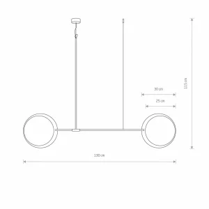 Discount Nowodvorski Lighting Suspension Minimal en chêne à 2 lampes