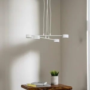 Best EMIBIG LIGHTING Suspension Modus 4, acier, à 4 lampes, GX 53, blanc