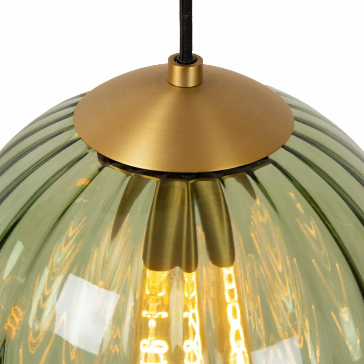 suspension_monsaraz_vertambre_e___lampes_1.webp Best Sale Lucide Suspension Monsaraz, vert/ambre, E27, à 4 lampes