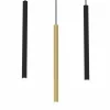 New Eko-Light Suspension Monza, noire/dorée, à 3 lampes