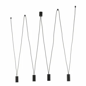 Clearance Nowodvorski Lighting Suspension More Eye, à 4 lampes, noir