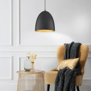 Best FISCHER & HONSEL Suspension Mylon, noire/dorée, demi-ovale