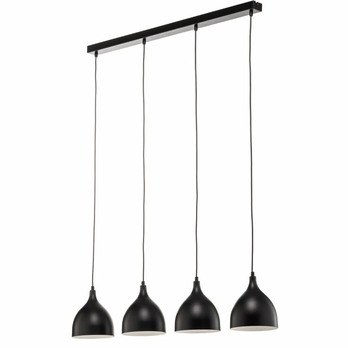 suspension_nanu_longue__quatre_lampes_noire_1.webp Clearance Luminex Suspension Nanu longue à quatre lampes noire