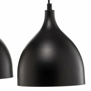 Clearance Luminex Suspension Nanu longue à quatre lampes noire