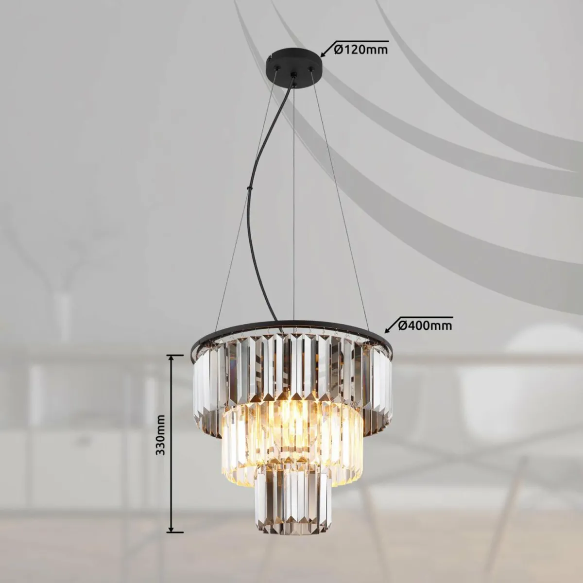 suspension_naxis_gris_fumclair___cm_cristal_2.webp Cheap Globo Suspension Naxis, gris fumé/clair, Ø 40 cm, cristal