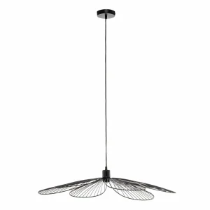 Fashion ONLI Suspension Nera Fiore en forme de fleur en métal