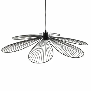 Fashion ONLI Suspension Nera Fiore en forme de fleur en métal