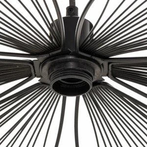 Fashion ONLI Suspension Nera Fiore en forme de fleur en métal