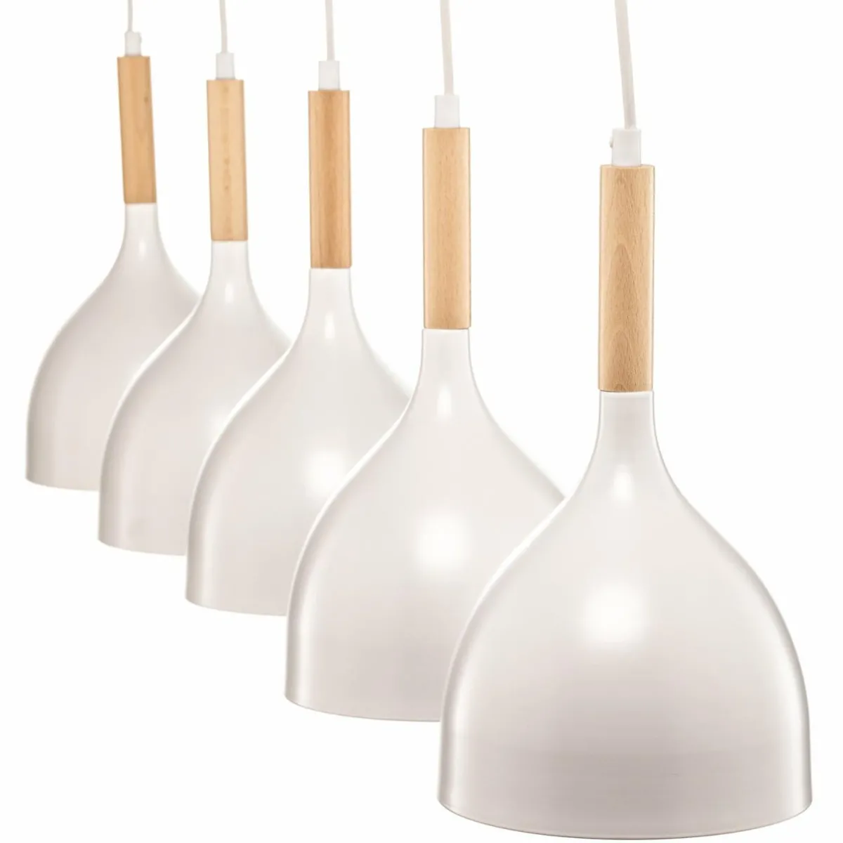 suspension_noak__lampes_longue_blancbois_naturel_3-1.webp Cheap Luminex Suspension Noak 5 lampes longue blanc/bois naturel